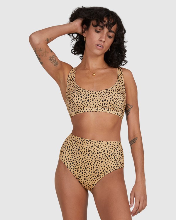 Billabong Well Spotted Tank Bikini Top Doradas | BHMNVG740