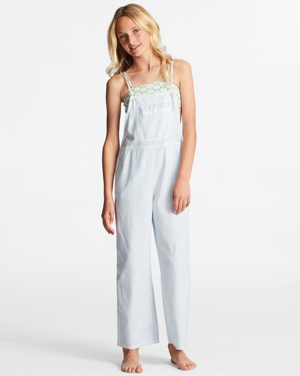 Billabong Wild Lengths Jr Overalls Verde Menta | ETFIAG249