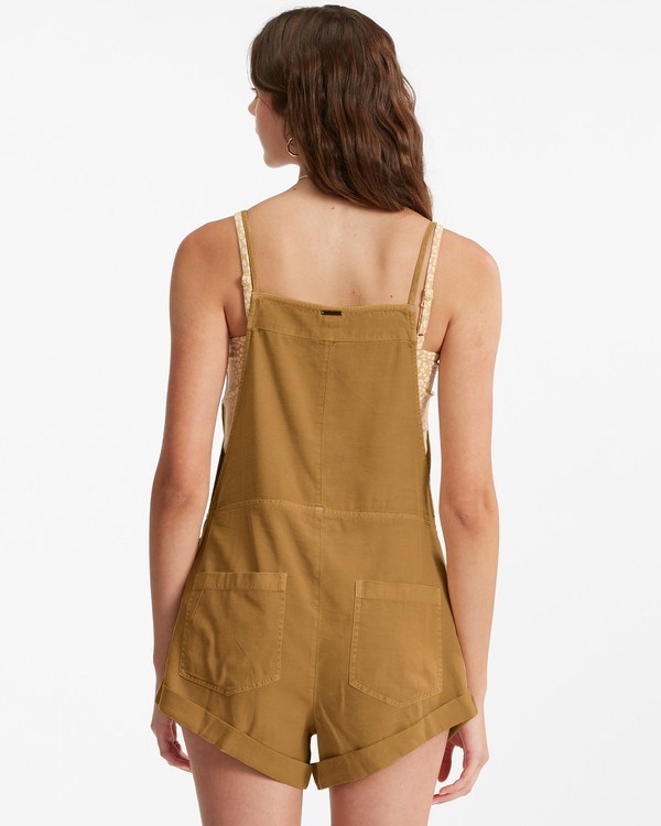 Billabong Wild Pursuit Romper Doradas | GRVJUD958