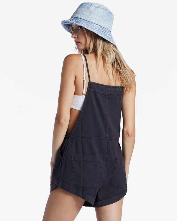 Billabong Wild Pursuit Romper Negras | YZQHWD342