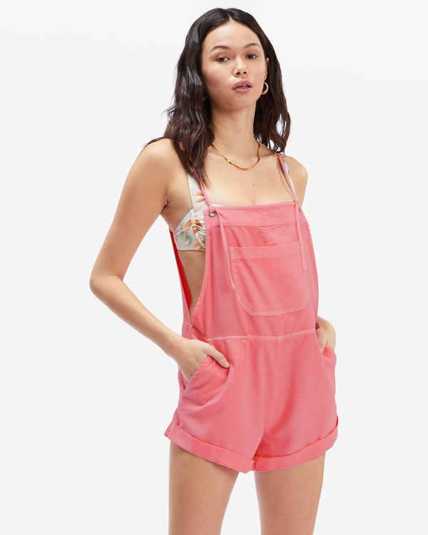 Billabong Wild Pursuit Romper Rosas | SAGVNJ396