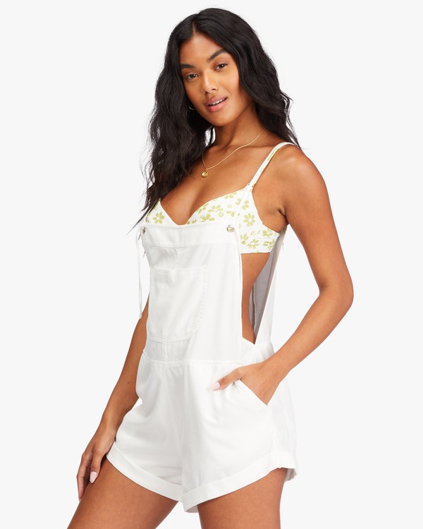 Billabong Wild Pursuit Romper Salt Crystal | KBISQN086