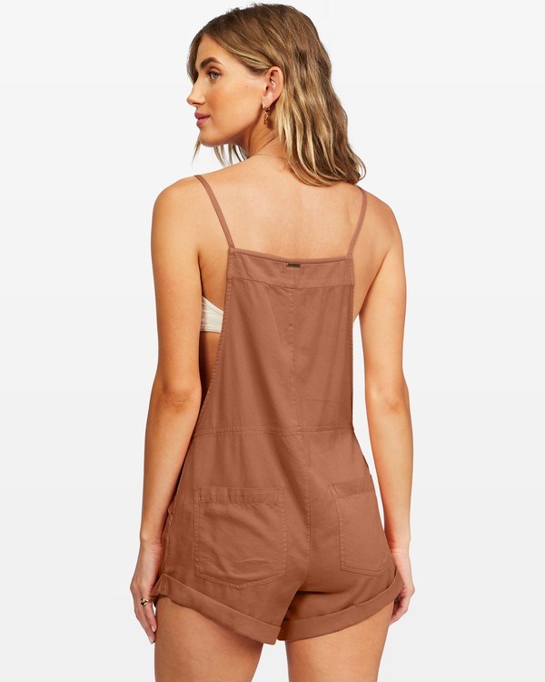 Billabong Wild Pursuit Romper Sunburnt | RQVGJO419