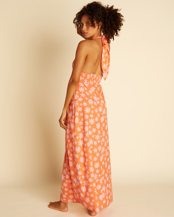 Billabong Wrangler Hung Up Maxi Vestido Fireside | ELGJPZ962