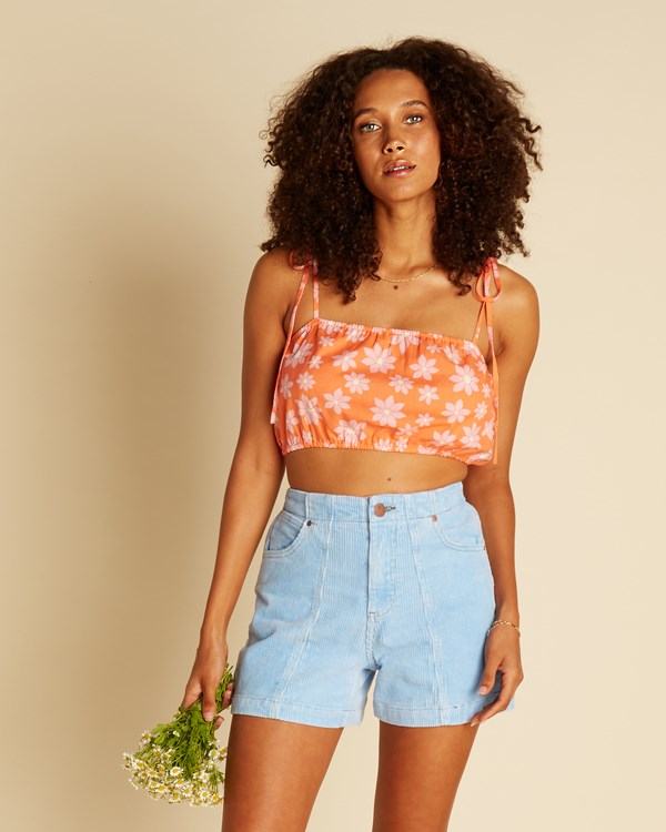 Billabong Wrangler Perfect Pair Crop Top Fireside | GLQSMK807