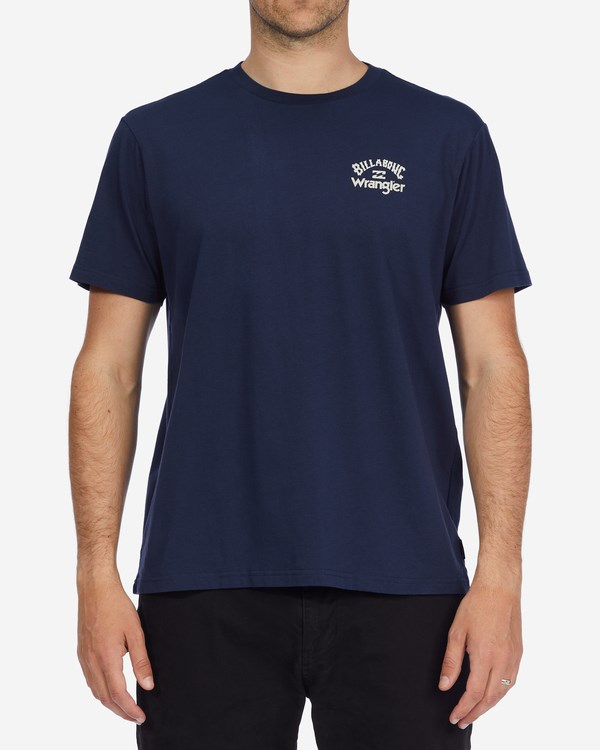 Billabong Wrangler Rancher Organic Corta Sleeve T-Shirt Night | CRLPTJ135