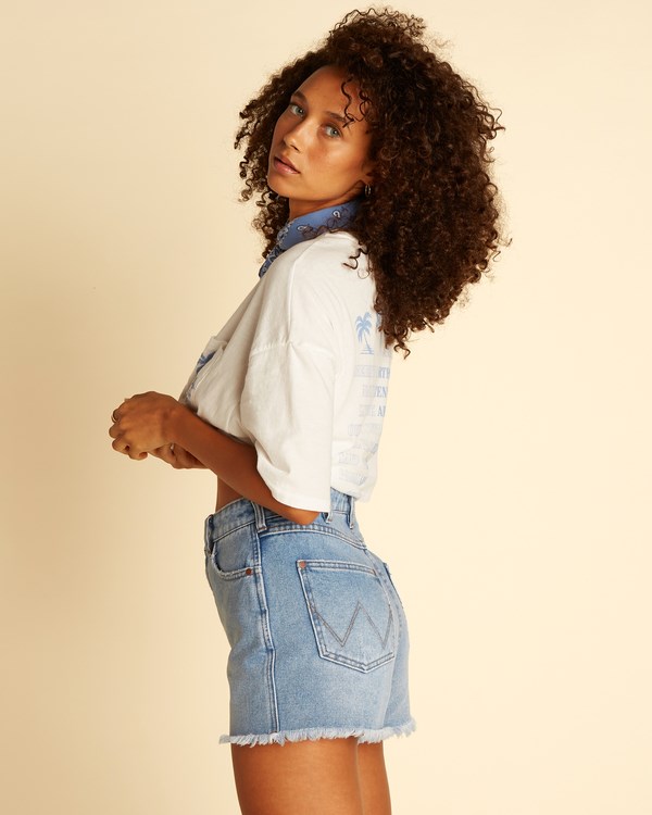 Billabong Wrangler Showdown Denim Corta Azules | UXFLPA602