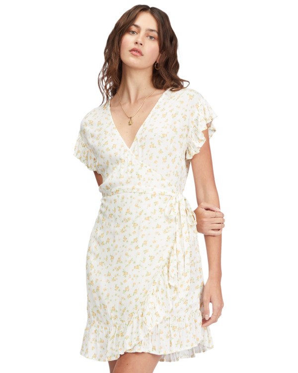 Billabong Wrap And Roll Woven Vestido Salt Crystal | BRZSMT581